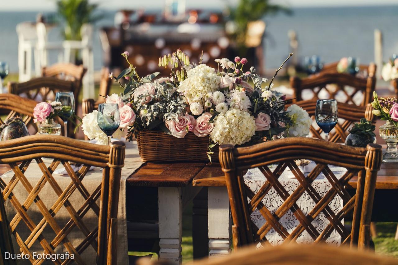 Decoração para casasamento ao ar livre