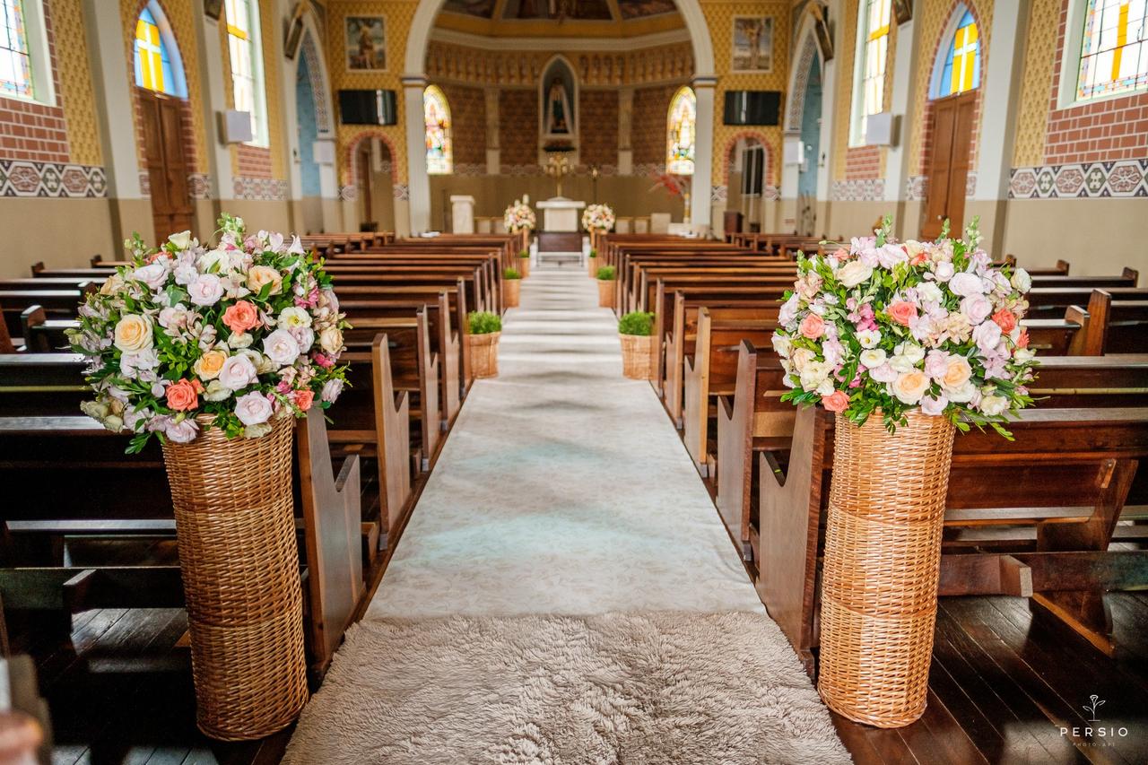 Arrumação de casamento na igreja