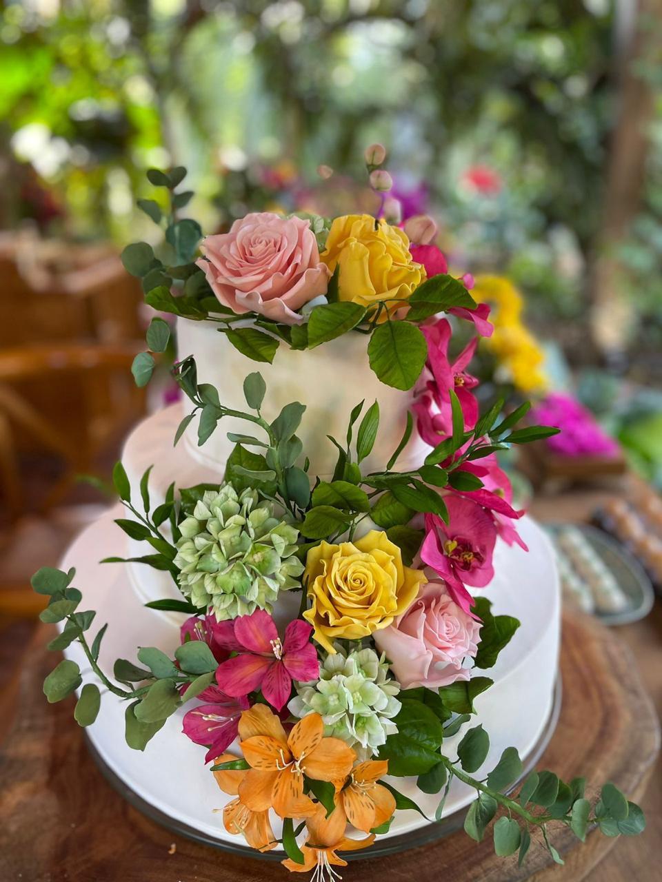 bolo de casamento civil