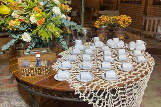 Mesa do café para casamento