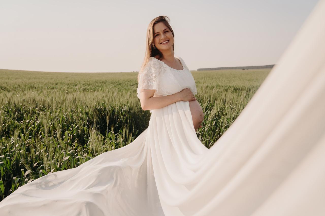 vestido noiva gravida