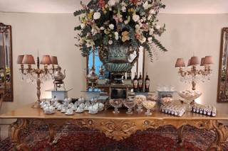 Mesa do café para casamento
