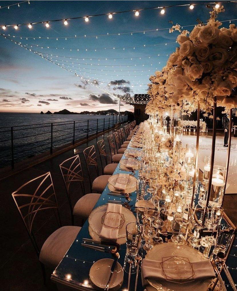 Décor casamento à noite