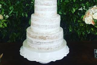 Bolo de casamento simples