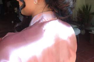 penteado madrinha casamento coque com trança