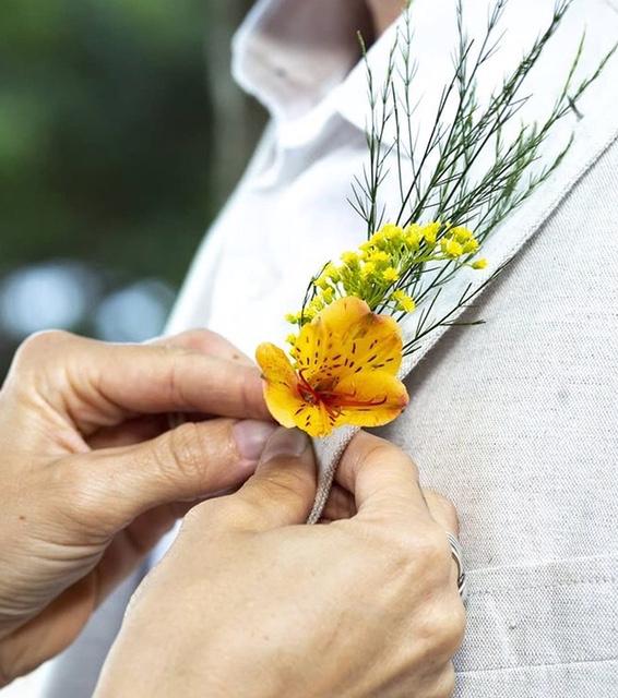 Boutonnière do noivo