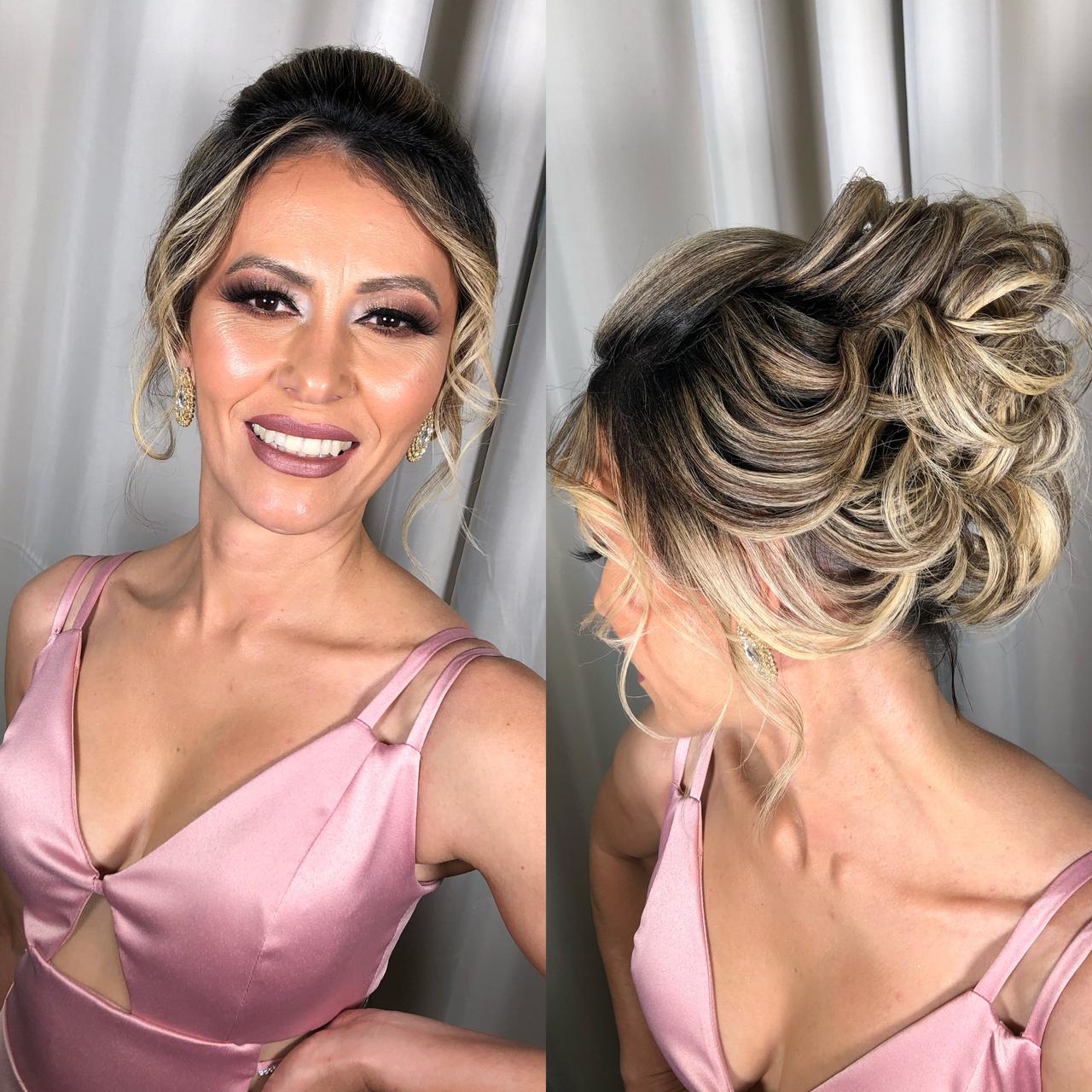 penteado e maquiagem para mãe do noivo