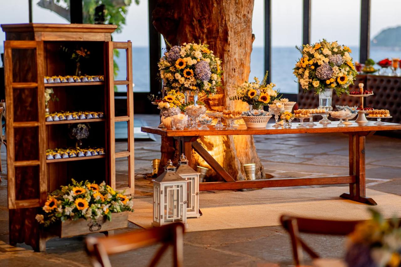 decoração girassol casamento