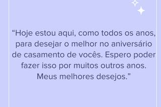 Frases para aniversário de casamento