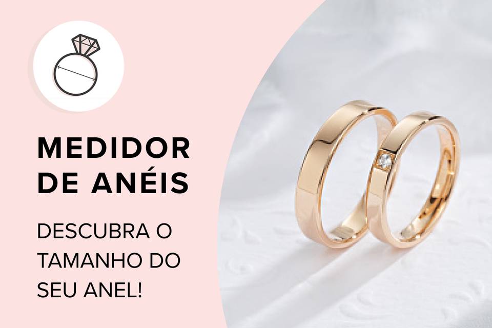 Medidor de anel: Casamentos.com.br te ajuda a descobrir o tamanho ideal! 