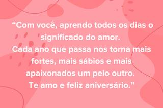 Frases para aniversário de casamento