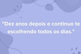 Frases para aniversário de casamento