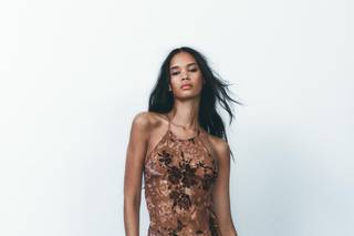 vestidos floridos longo