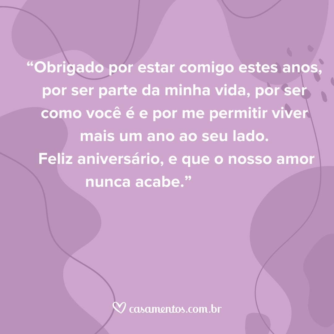 Frases para aniversário de casamento