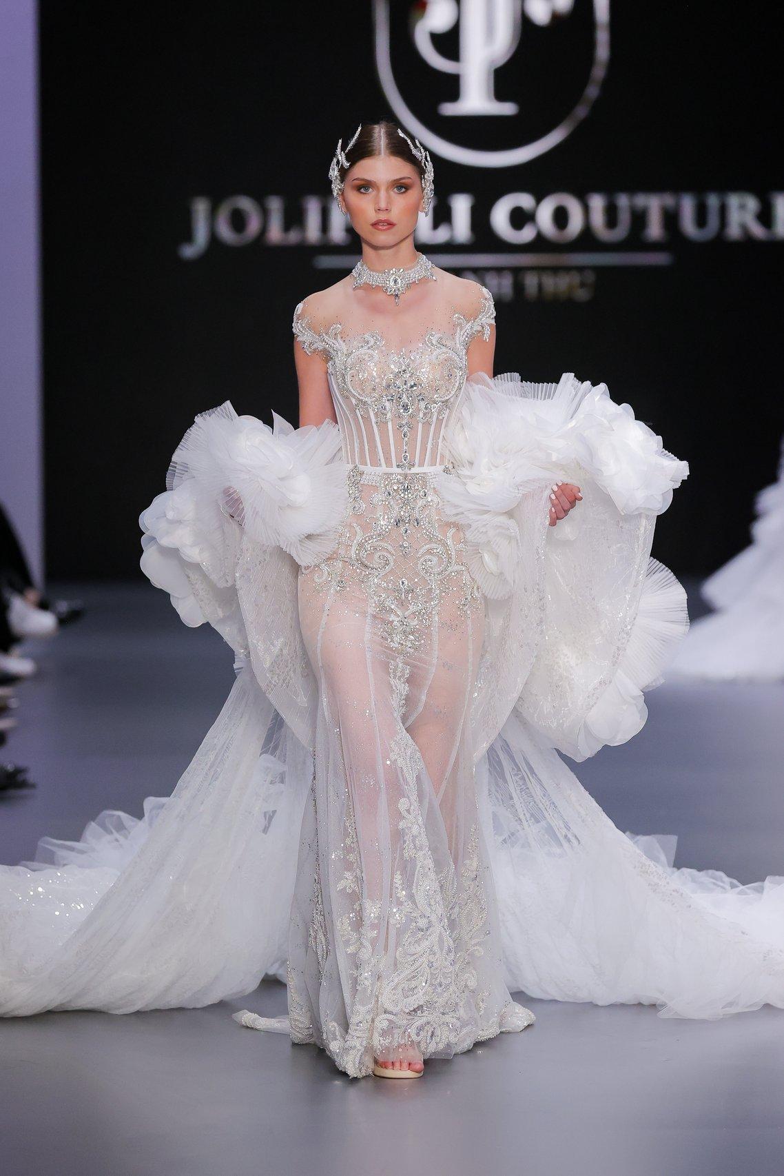 vestido de noiva tendência 2025 2026 detalhes removíveis