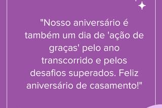Frases para aniversário de casamento