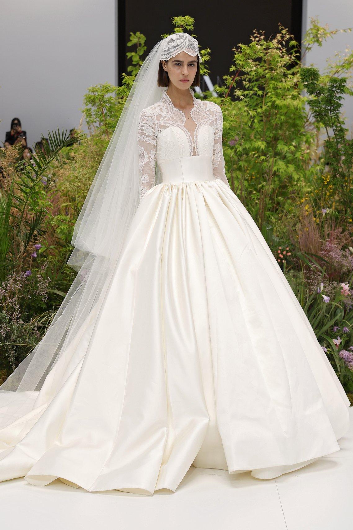 tendência vestido de noiva 2025 corte princesa