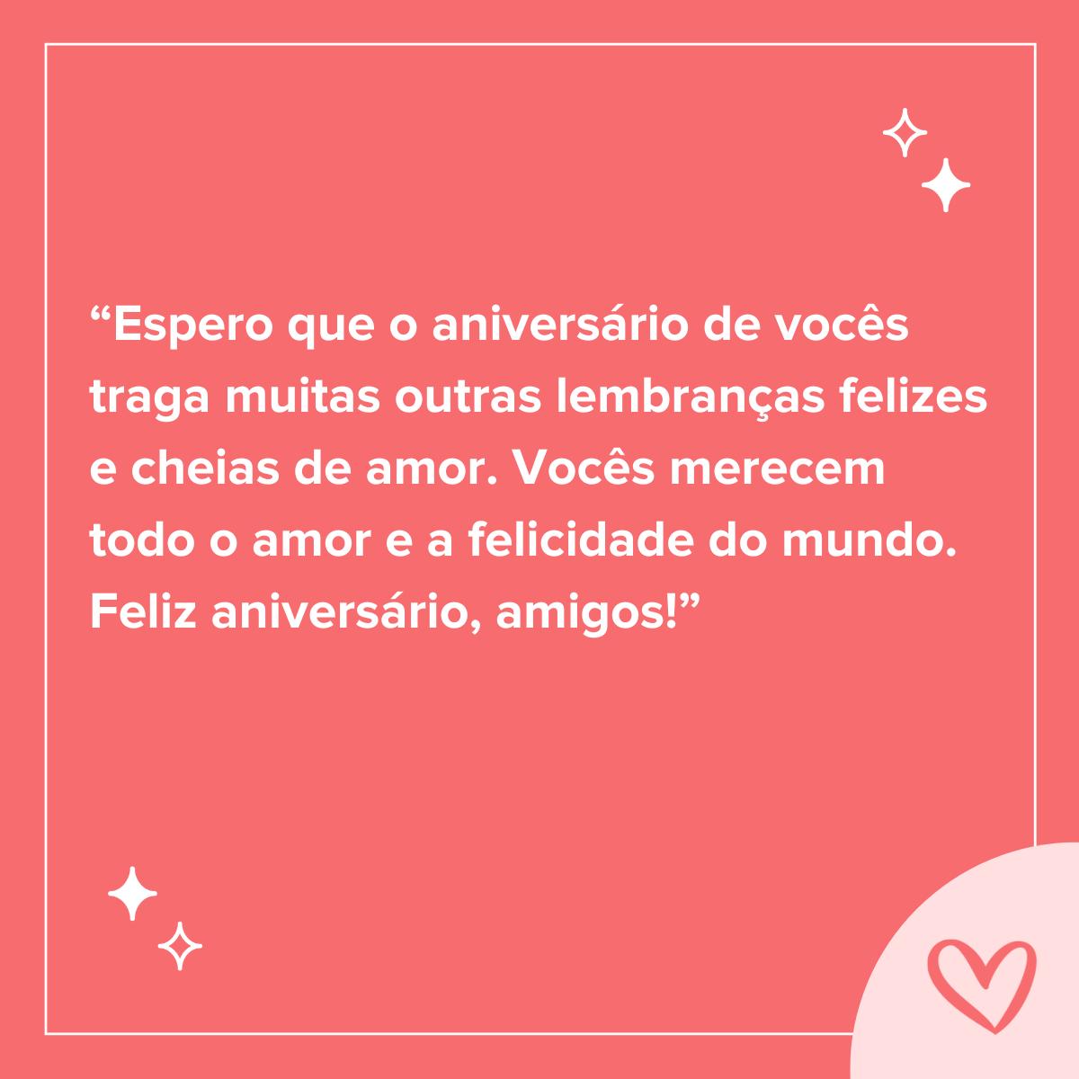 Frases para aniversário de casamento