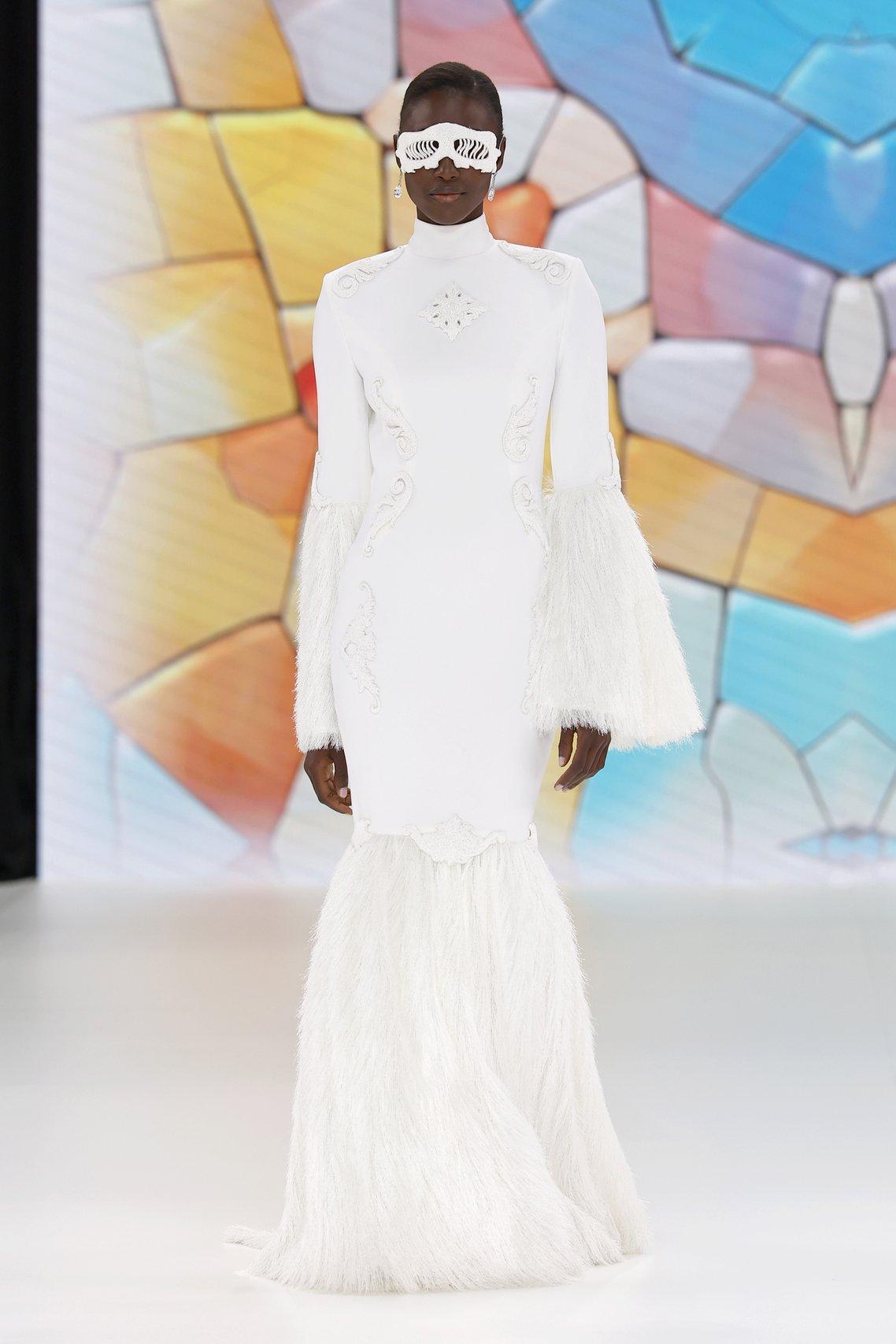 tendência vestido de noiva 2025 2026 mangas volumosas