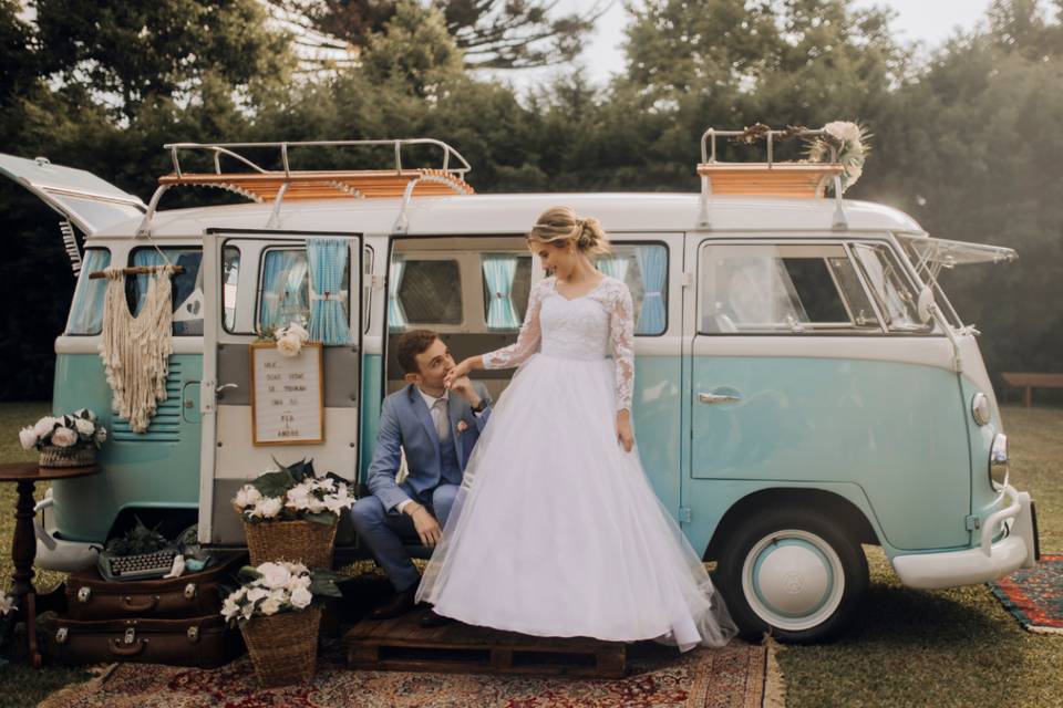 Kombi no casamento: qual é a graça? 