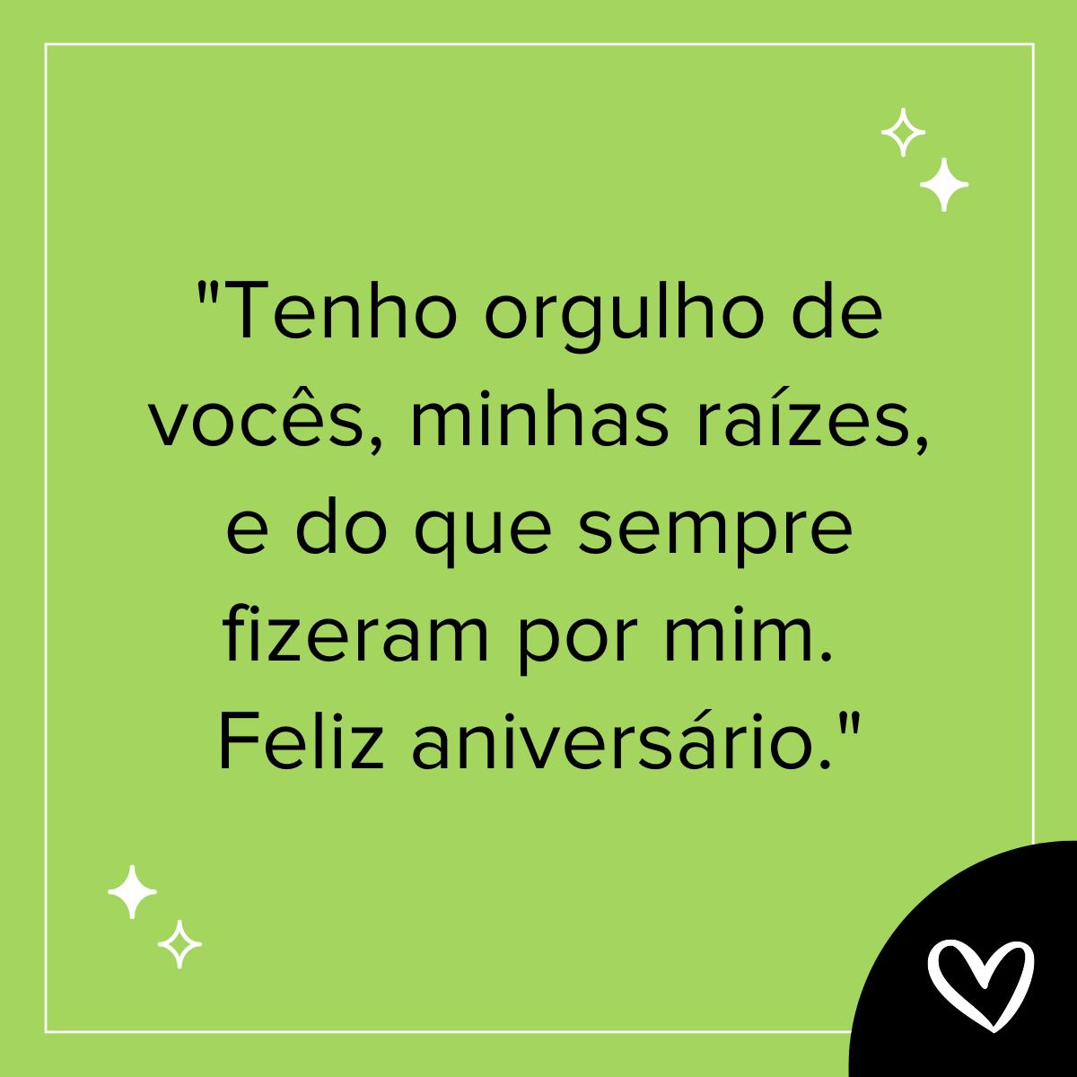 Frases para aniversário de casamento em verde