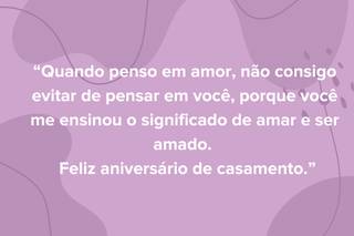 Frases para aniversário de casamento