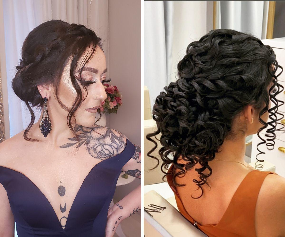 Penteado de madrinha de casamento estilos fáceis