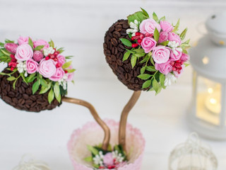 Topiaria: DIY para os arranjos de flores do seu casamento