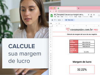 [Modelo] Calcule sua margem de lucro