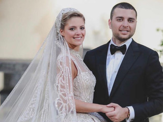Elie Saab Jr. e Christina Mourad dizem "sim" em evento de luxo de 3 dias