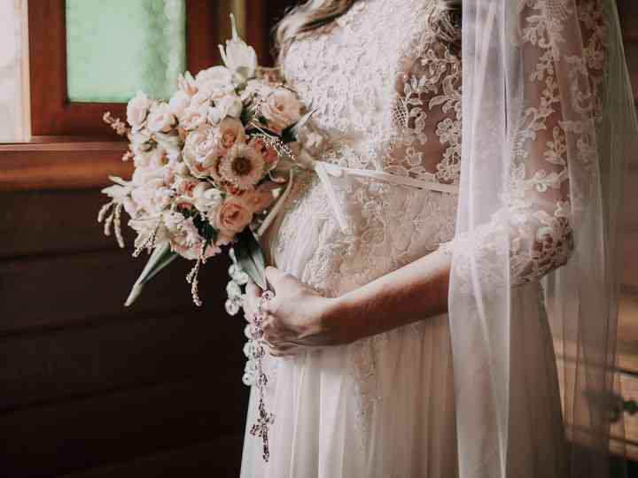 vestido bodas de estanho