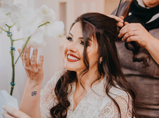 Cuidados para as pontas do cabelo: uma noiva perfeita em cada detalhe