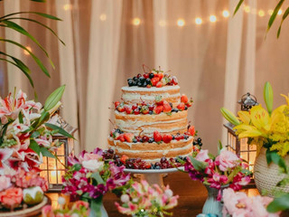 Naked cake para o seu casamento