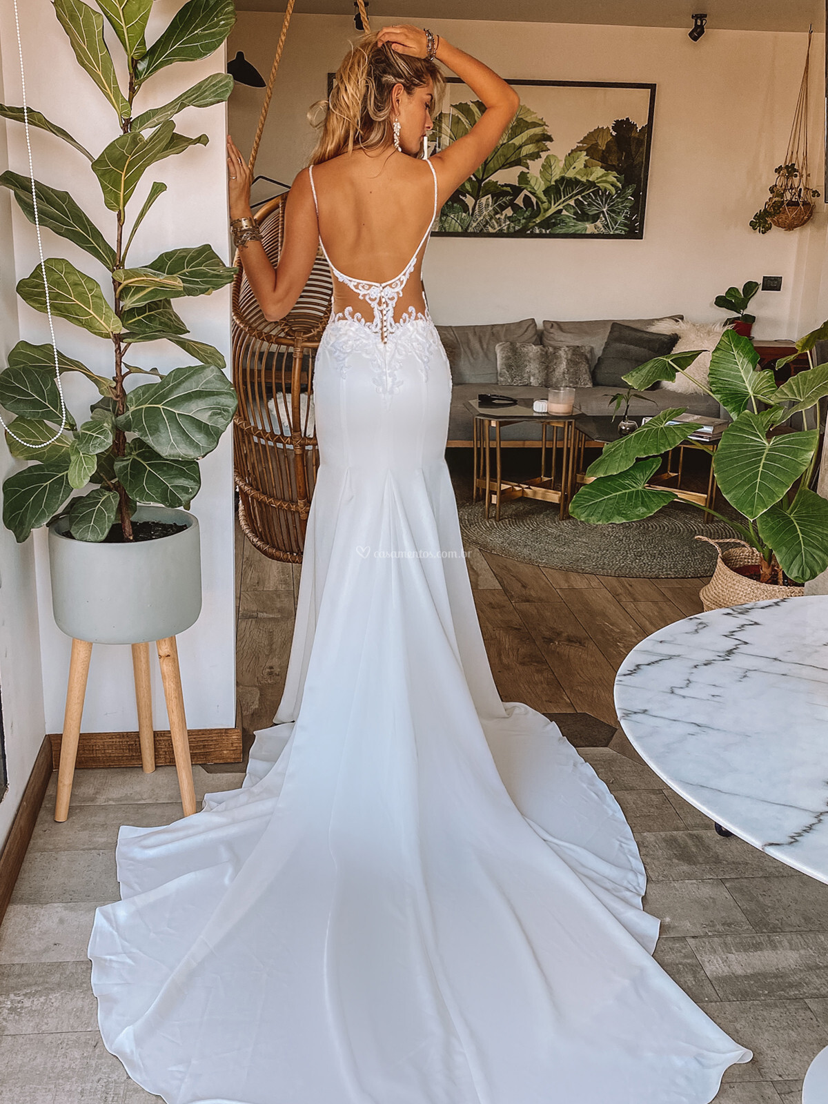 Vestido de Noiva de Nevada Novias - ABU DHABI