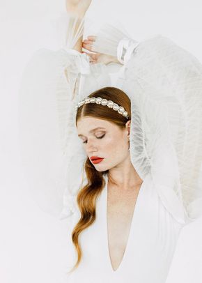 PHOEBE PEARL HEADBAND, Maria Elena Headpieces