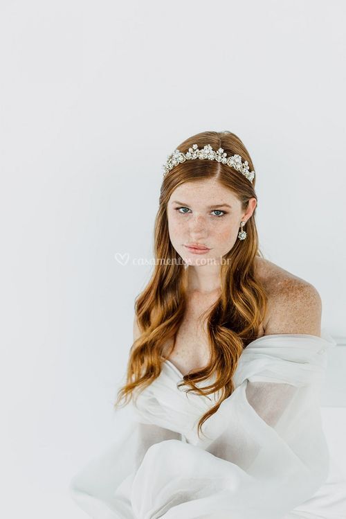 WHISTLEDOWN CROWN, Maria Elena Headpieces