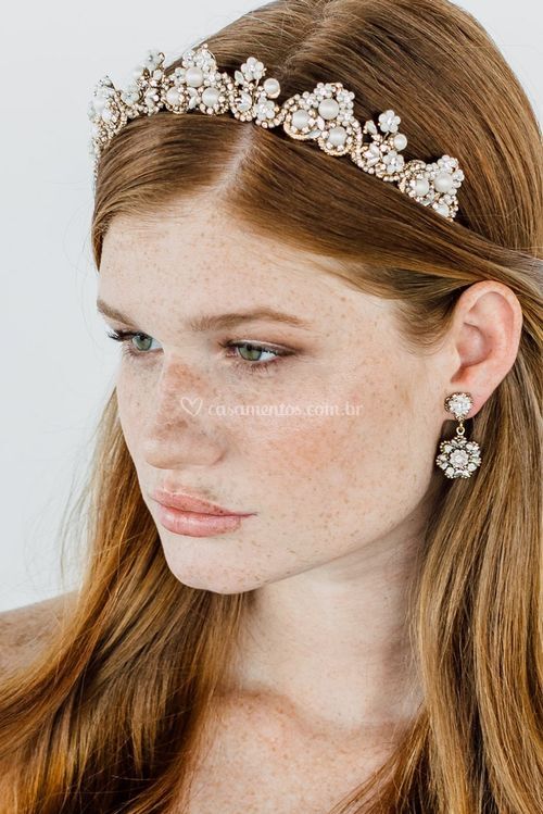 WHISTLEDOWN CROWN, Maria Elena Headpieces