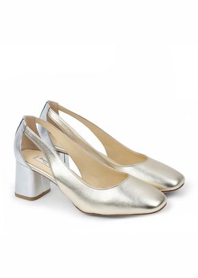 Terry pumps - Light gold and Silver, Repetto