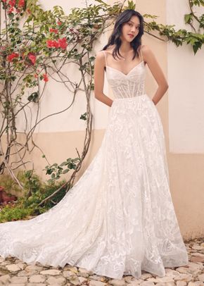 Havana A Line Wedding Dress 23MK665A01 PROMO1 AI, Maggie Sottero