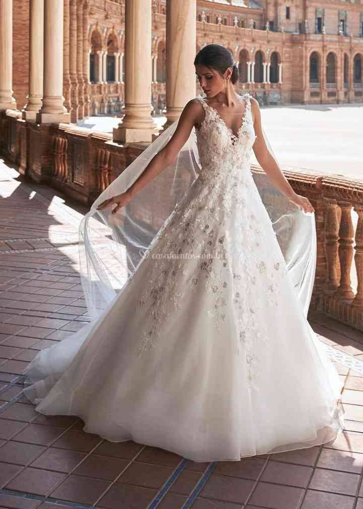 YIYA, Vestido de noiva estilo princesa