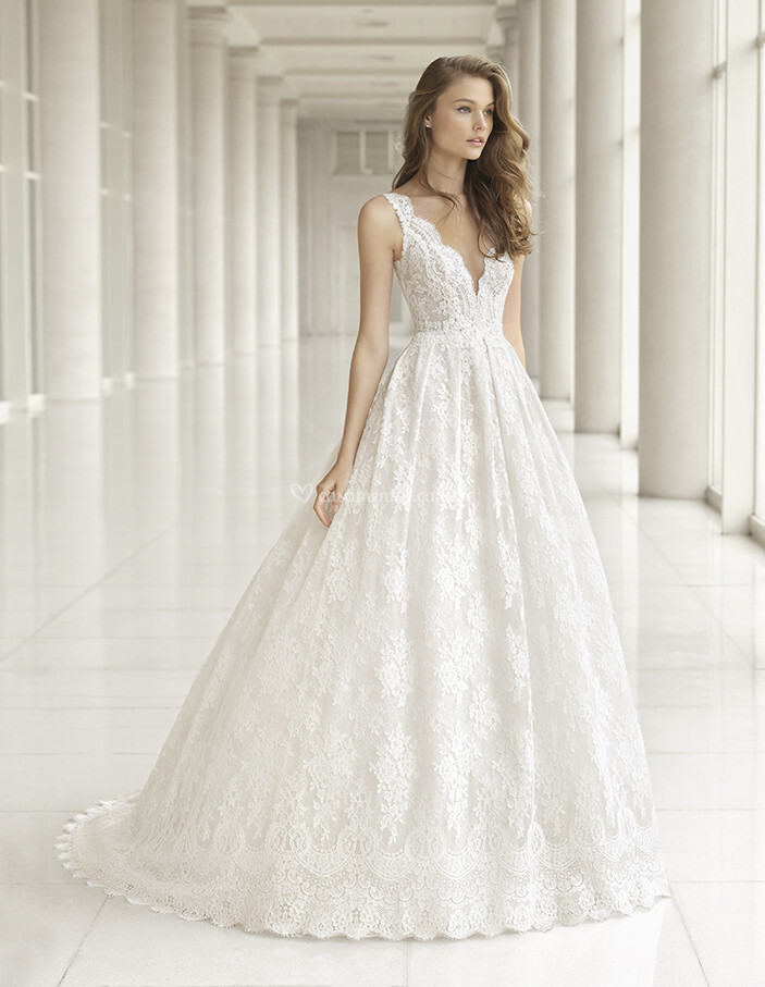 Vestido de Noiva de Rosa  Clar  PERFECTO