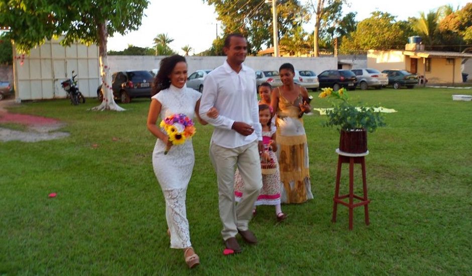 O casamento de Adonias e Gláucia em Abrantes, Bahia