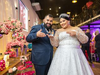 O casamento de Ciblei e André