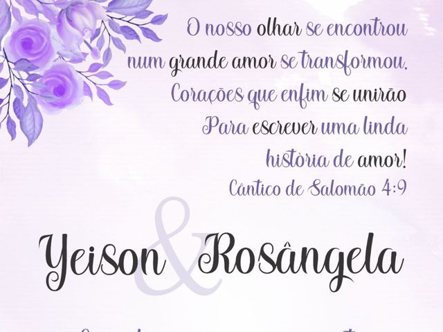 O casamento de Rosângela   e Yeison José  em Curitiba, Paraná 9