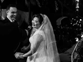 O casamento de Agens e Mauro