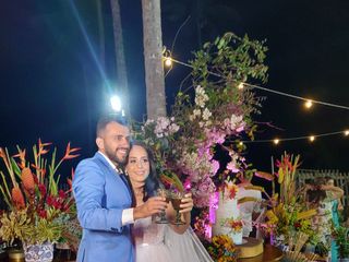 O casamento de Thiessa e Huelton