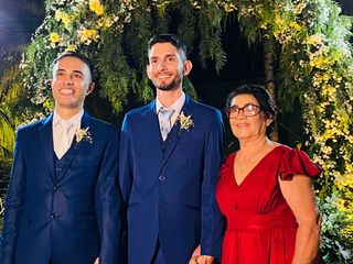 O casamento de Israel Ross e Adão Neto