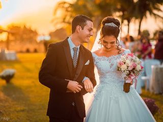 O casamento de Alana e Gabriel