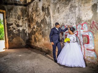 O casamento de Priscila  e Samaroni 