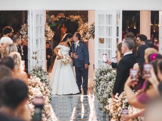 O casamento de Aline e Nelson